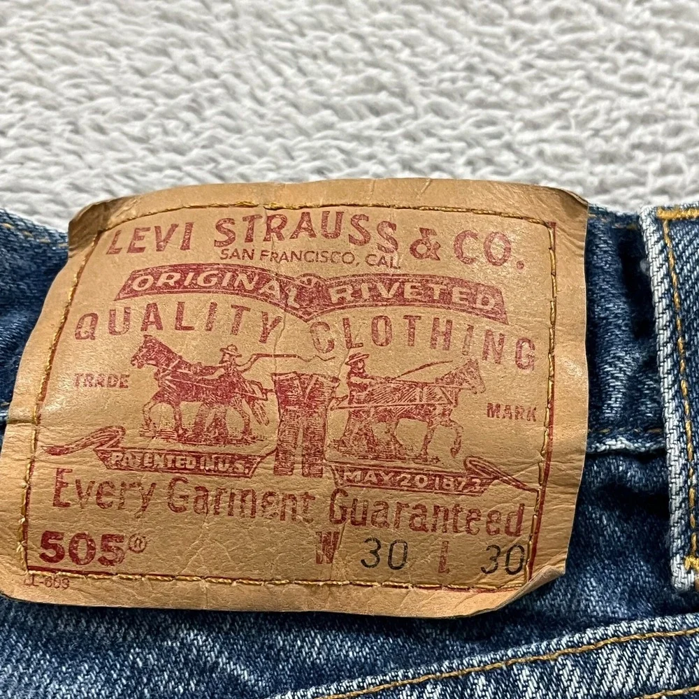 Vintage Levis‎ Jeans Mens 29x30* Regular Fit Straight Leg 90s Y2K Retro Western